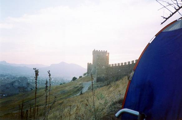 Палатка в Судакской крепости